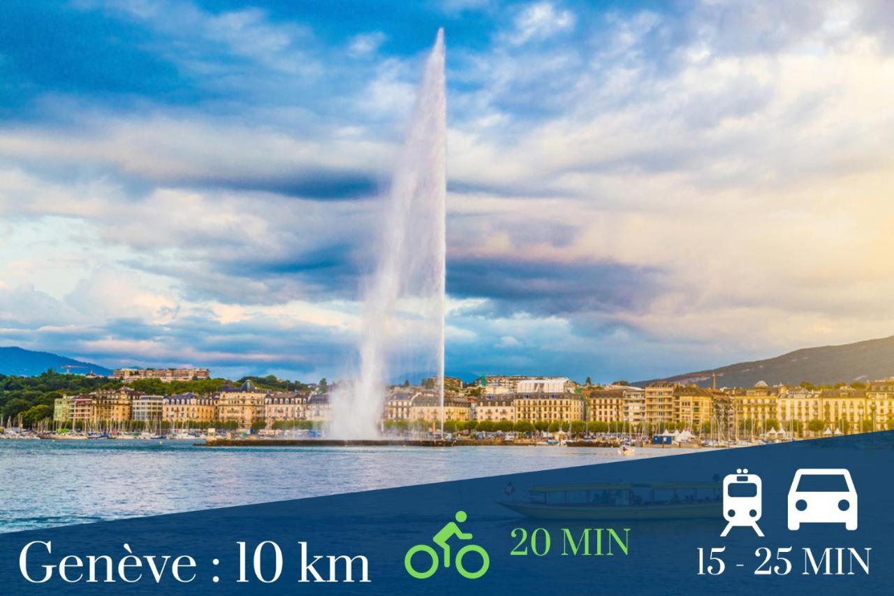 Homey Cycy - New / Free Parking / Hyper-Centre / Proche Geneve Аннмасс Екстер'єр фото