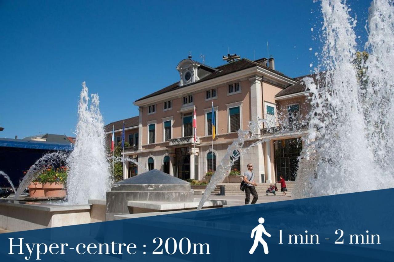 Homey Cycy - New / Free Parking / Hyper-Centre / Proche Geneve Аннмасс Екстер'єр фото